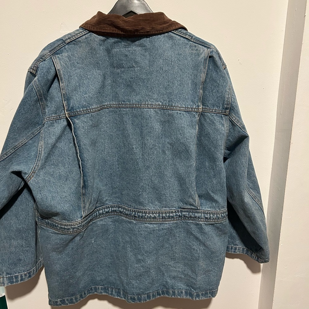 DENIM CHORE JACKET heavy duty high quality size Large - Picture 9 of 10